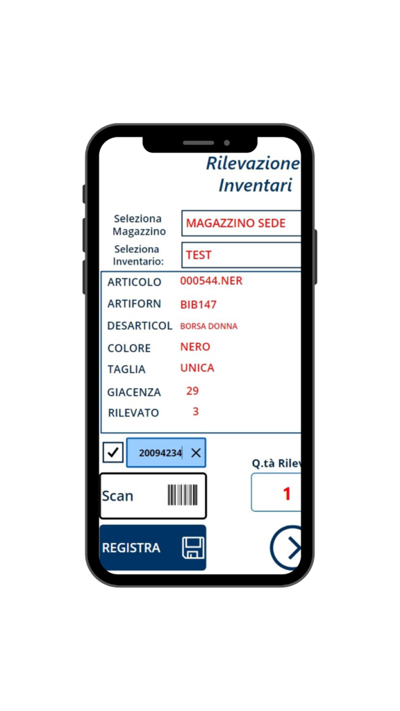 Inventory APP per negozi di Abbigliamento - Inventario a Porte Aperte