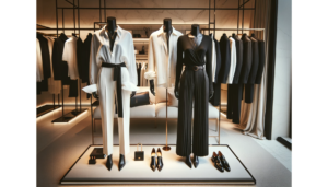 Il nero e bianco vincono per le tendenze moda P/E 2024