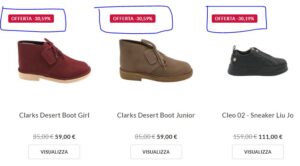 Mettere delle etichette sui prodotti per evidenziare i saldi